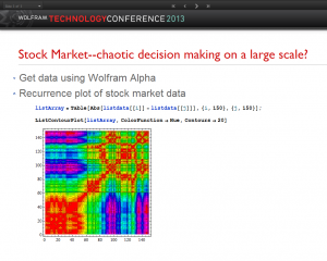 2013 Wolfram Technology Conference Talk p1c